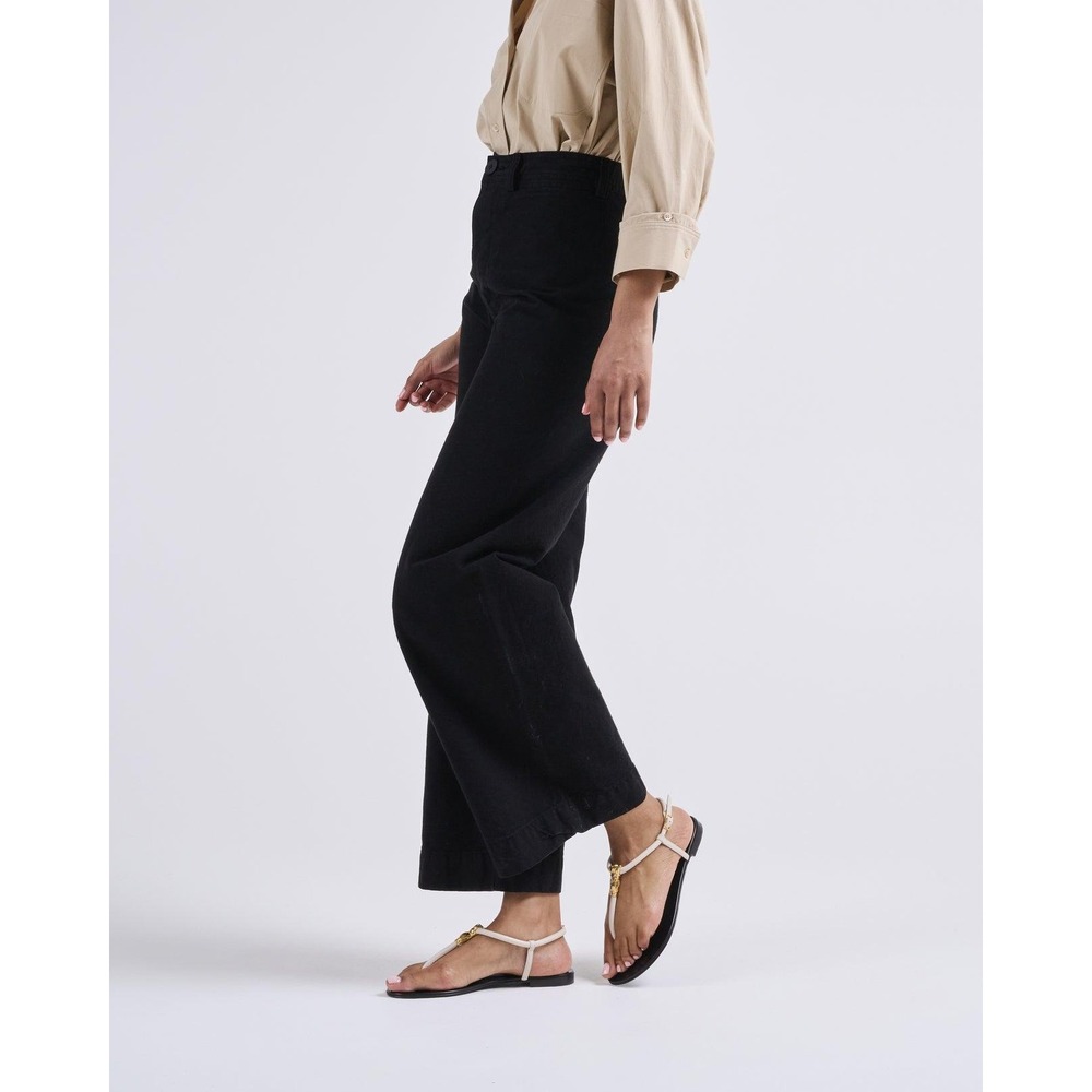 Jesse Kamm Wide Leg Pants in Black - Picture 2 of 9
